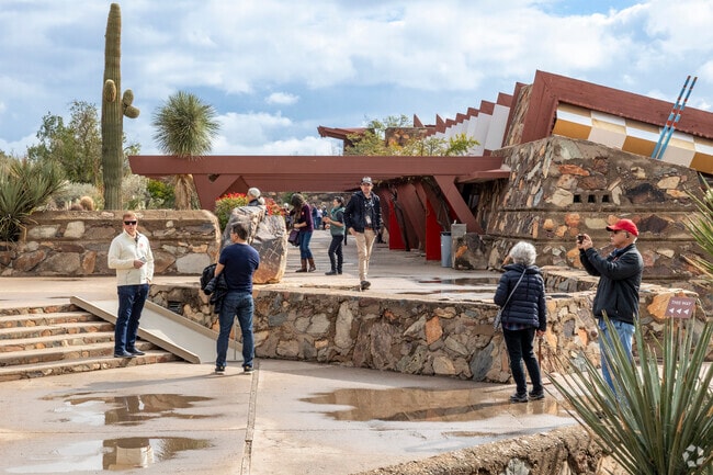 Taliesin West, Frank Lloyd Wright’s winter home, is just minutes from McDowell Mountain Ranch.