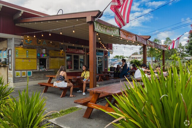 The Farmers Market Kitchen opens at 10 a.m. and serves shave ice and poke.
