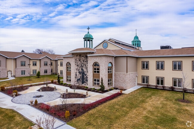 Visit the historic campus of the Sisters of Saint Francis of Assisi along the lakefront.