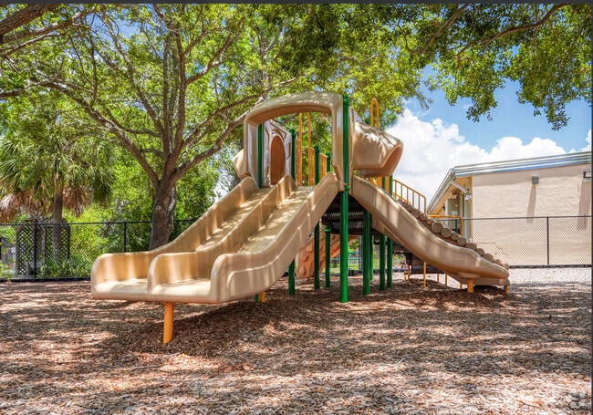 Students can use the playground at Gulf Beaches Elementary Magnet.