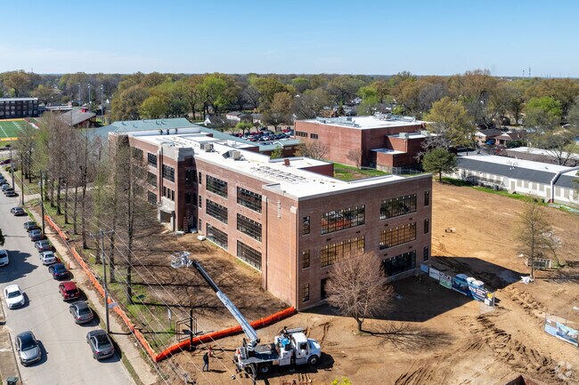 The Historic Melrose School is the future site of a library, and a genealogy center.