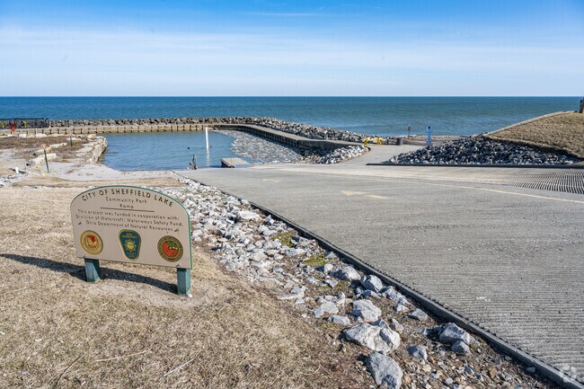 Sheffield Lake Boat Launch is open to the public and is free to use.