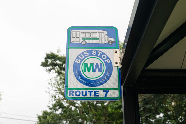 Residents can catch the bus on route 7 in Southborough.