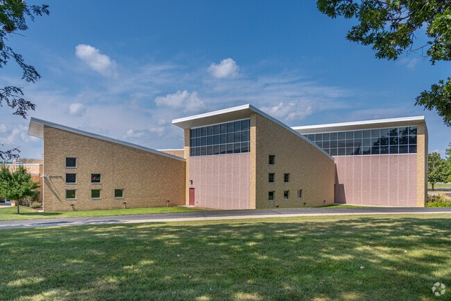 Badger High School has a beautiful campus for students.