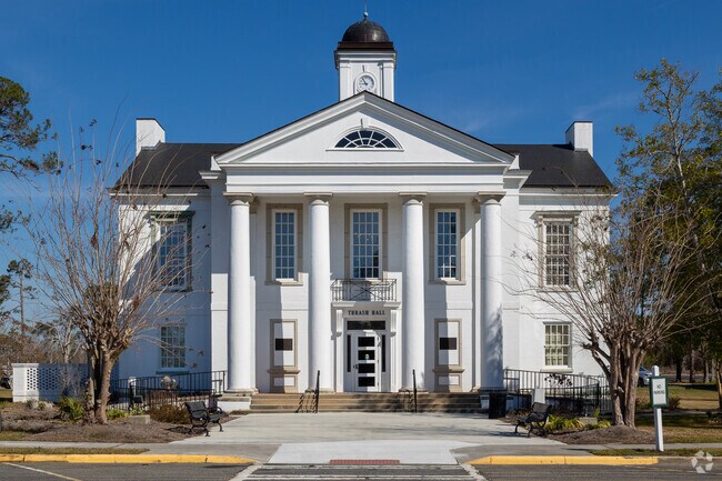 Thrash Hall on the campus of South Georgia State College is named after the college's first president.