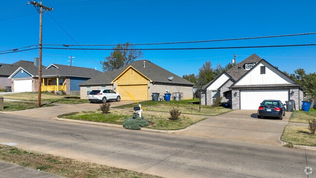 Modern build ranch homes are build alongside early 2000s vintage homes in Joe Louis Addition.