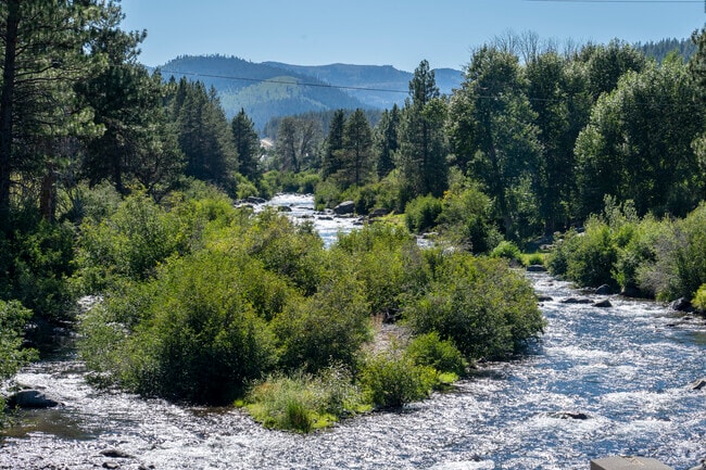 The life force of water runs through Historic Truckee creating a picturesque nature escape.