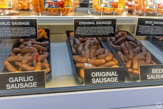 Elgin is known for it's smoked sausage and everything pig-related.
