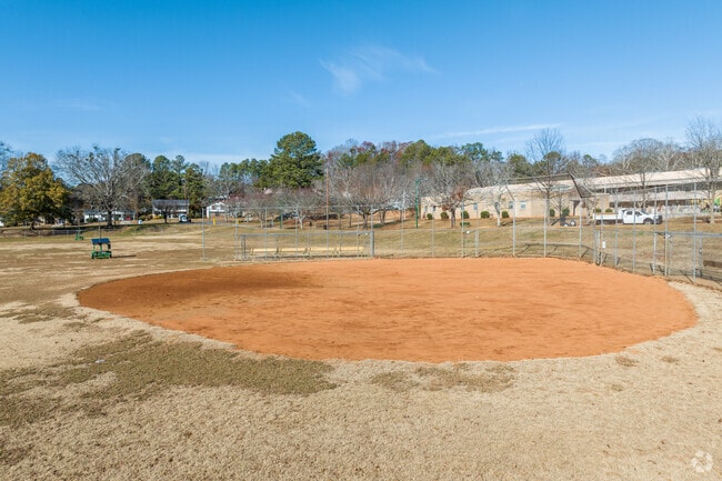 Wilson Mill Park boasts two baseball fields for game play.