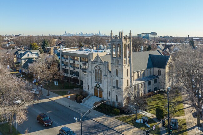 St John Lutheran School is on the northwest side of Chicago.