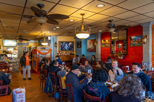 Inside La Parilla, you will find a warm and welcoming atmosphere.