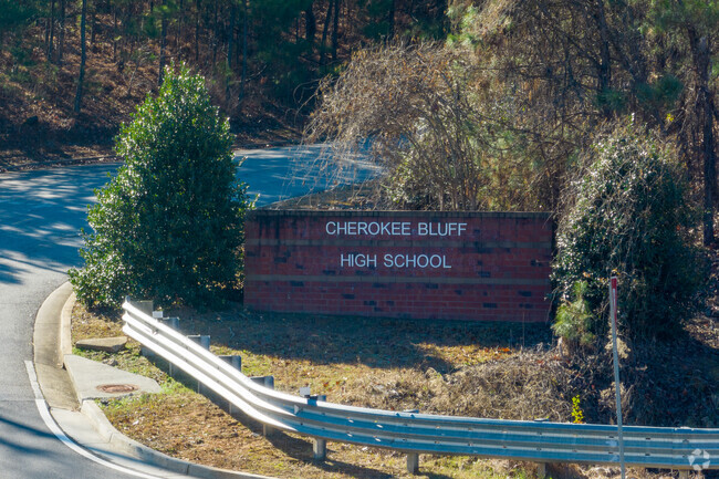 Cherokee Bluff High School is located in Flowery Branch, Georgia.