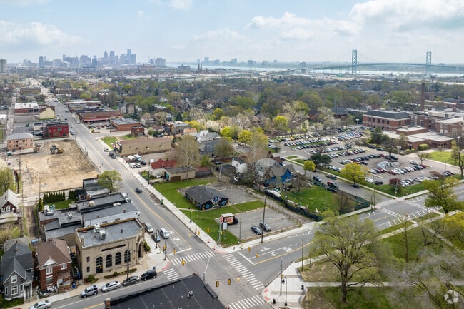 Mexicantown is only a couple of blocks away from downtown Detroit.