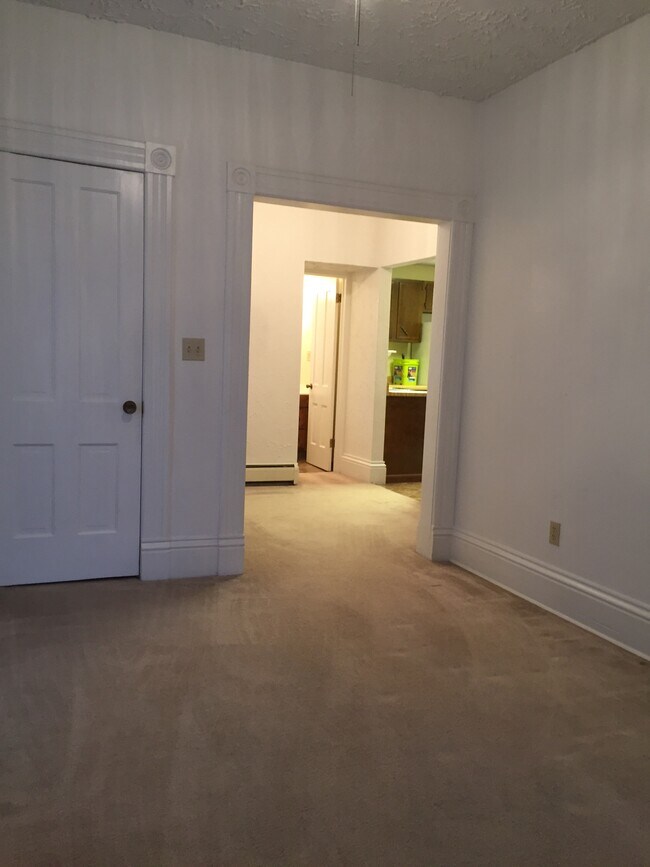 View from entry landing