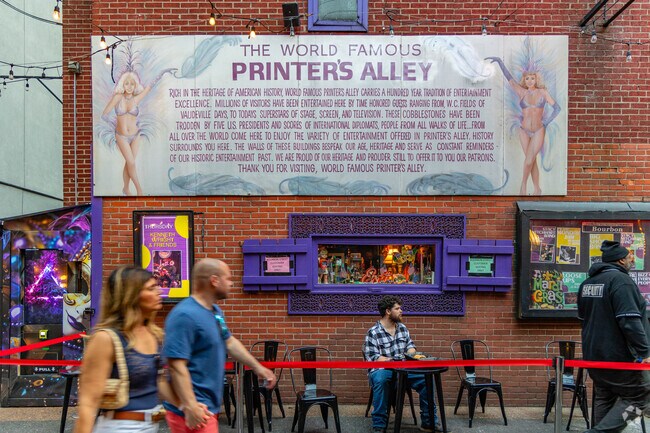 The world famous Printers Alley has been around in The District for over a hundred years.