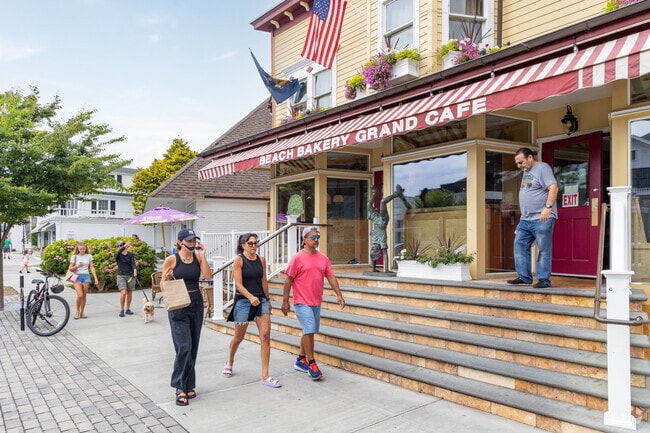 Stop by Beach Bakery Grand Cafe for a coffee or pastry in Westhampton Beach.