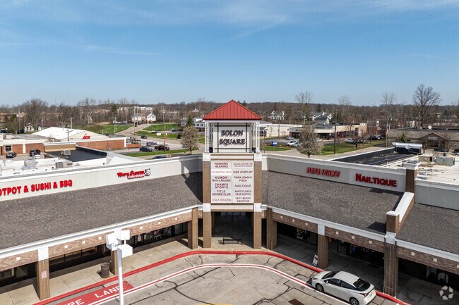 Solon Square in nearby Solon offers shopping for residents of South Russell.