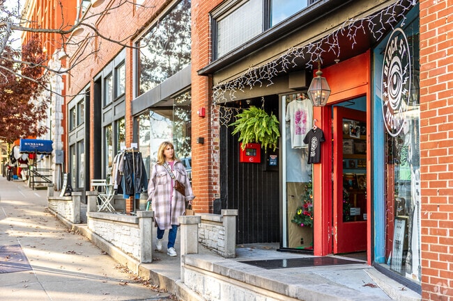 Shop in downtown Fayetteville, only 5 miles from Baldwin.