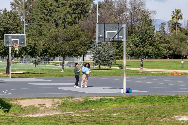 Enjoy a game of basketball at Van Nuys Sherman Oaks Recreation Center.