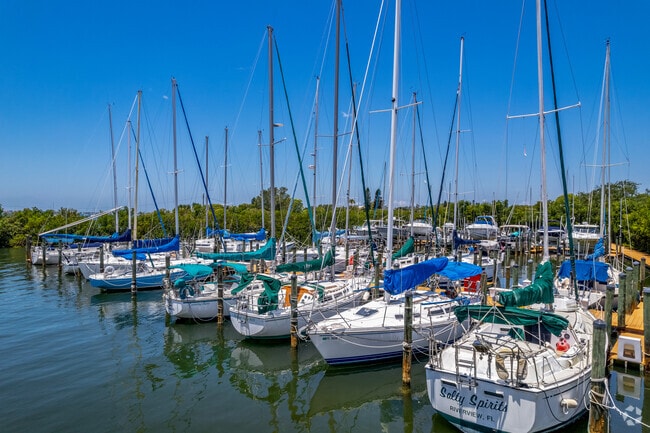 Gulfport's marina offers convenient docking for boaters.