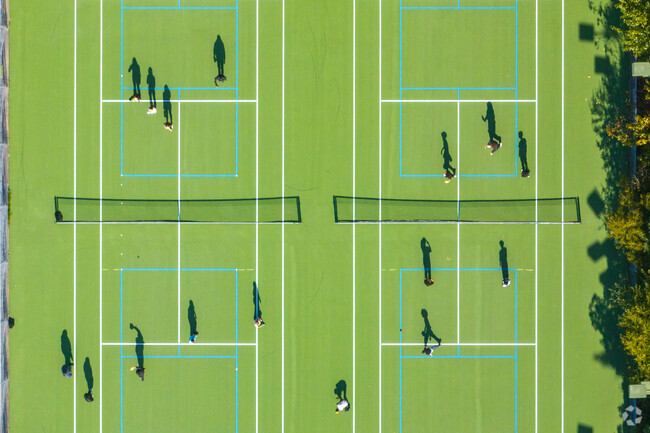 Meet up with friends to for tennis at Saghalie Park in Alderbrook.