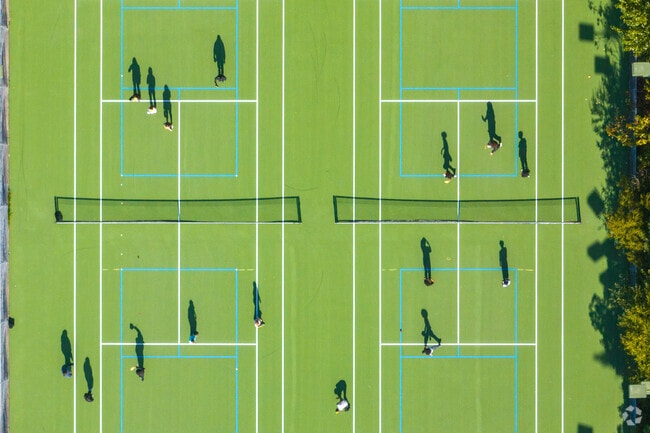 Meet up with friends to tennis at Saghalie Park.