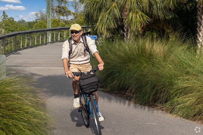 The Gordon River Parkway runs directly through Baker Park near Coquina Sands.