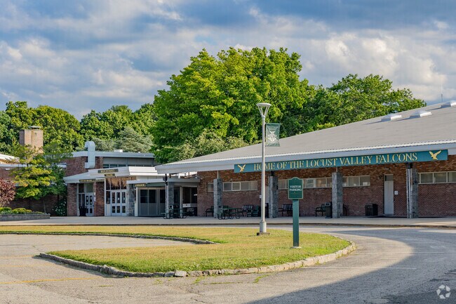 Over 600 students attend Locust Valley High School, rated A by Niche.