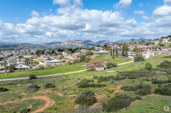 A view of mountains in the backcountry of Winter Gardens.