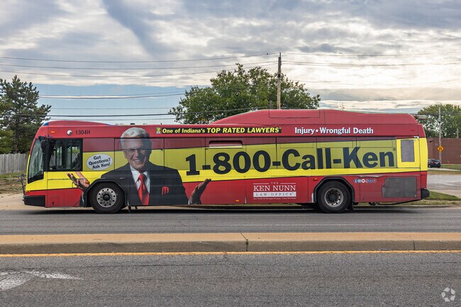 Public transit is simple in Beech Grove, with bus stops that keep you connected to the city.