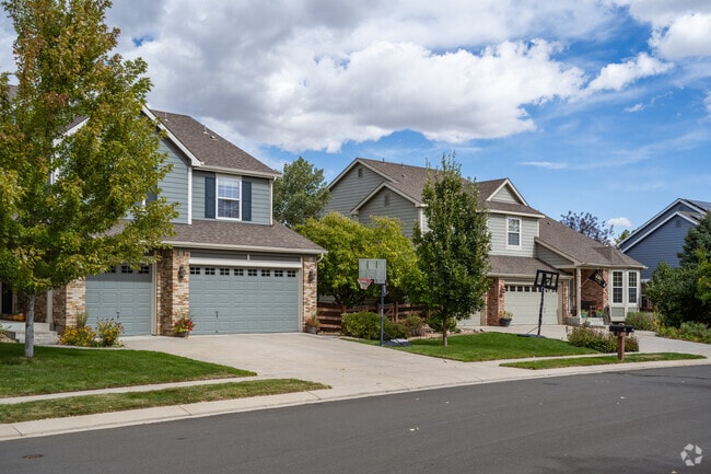 Homeowners enjoy colorful craftsman homes with 3-car garages in Aspen Creek.