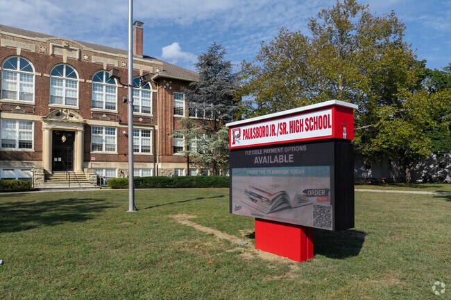Paulsboro Junior High School receives a C-minus from Niche, while the Senior High School is graded a C.