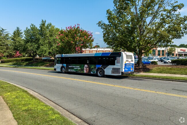 Optimist Park has many CATS bus stops that run up and down North Davidson Street.