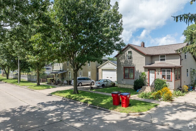 Areas of Douglass Park have well cared for yards.