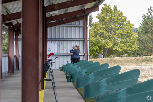 Stewart Park Golf Course has a driving range for anyone practicing their swing.