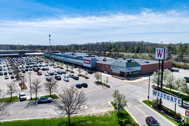 The Westgate Shopping Center is located near the Liberty Glen neighborhood.