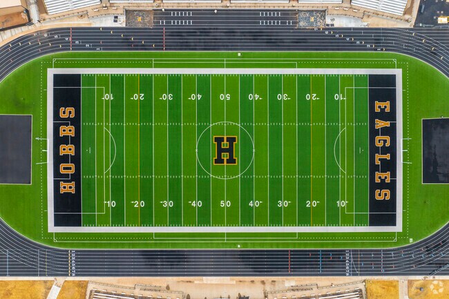 Hobbs High is known for its strong football and basketball teams, both of which have won several state championships.