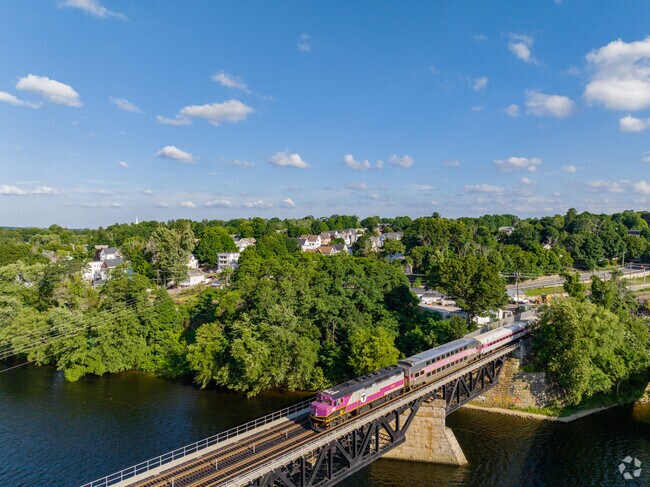 The commuter rail offers service from Haverhill to Boston.