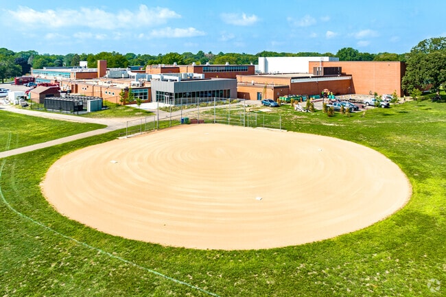 Take in a game at the St. Louis Park Middle School ball field.