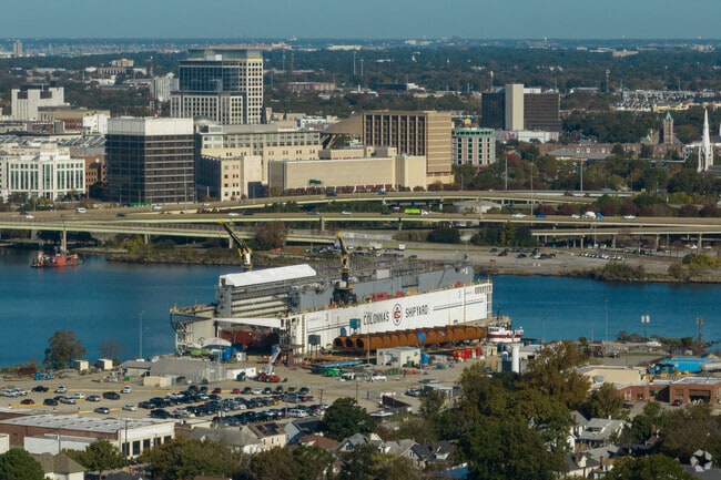 Campostella is in proximity to Downtown Norfolk, Portsmouth, and the shipyard.