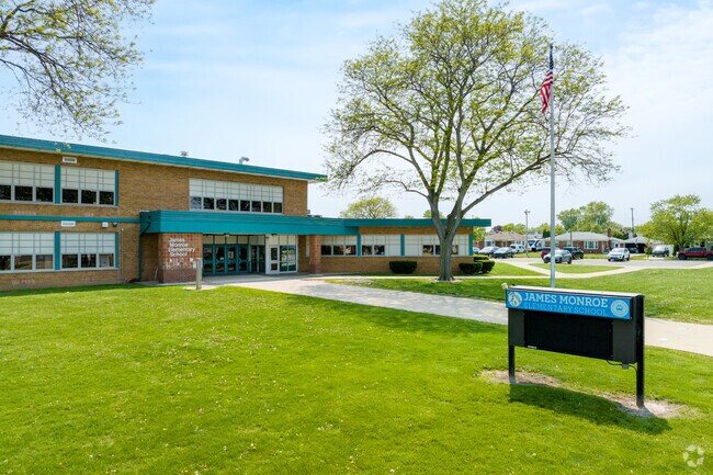 Young kids can go to Monroe Elementary School right in the middle of the Wyandotte neighborhood.