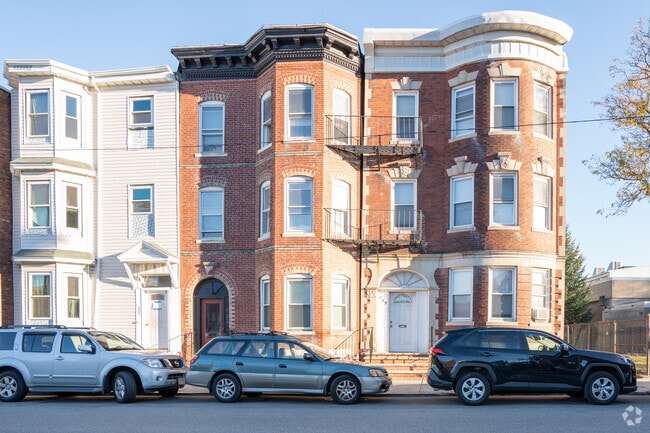 Many triple-decker homes in Central Maverick Square get good sunlight later in the day.