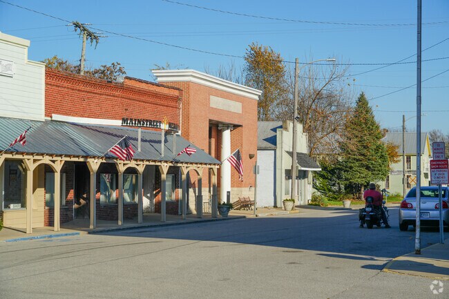Downtown Medaryville is where most residents of Gillam shop.