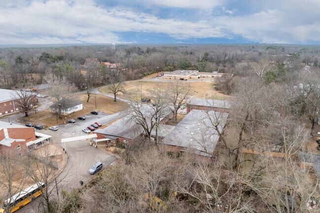 There is ample parking at Holly Springs Junior High.