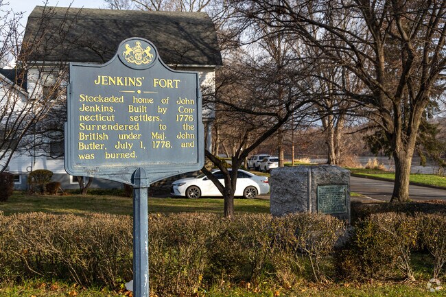Fort Jenkins in West Pittston, PA, was surrendered to the British in 1778 and later burned.
