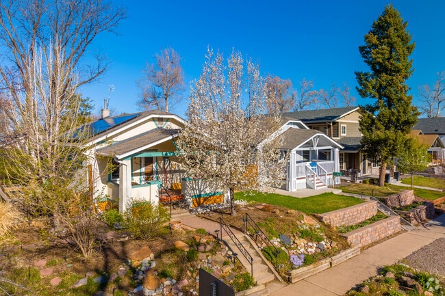 Traditional craftsman bungalows with large front porches are another common home in University.