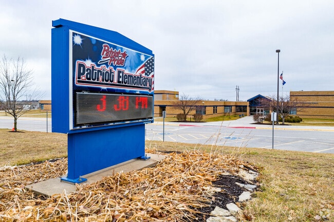 Patriot Elementary School is located in a new housing development in the south Omaha area.