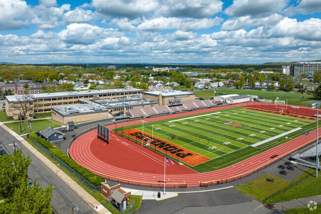 At Somerville High School, kids can join clubs like cornhole and barbershop quartet, in Somerville, NJ.