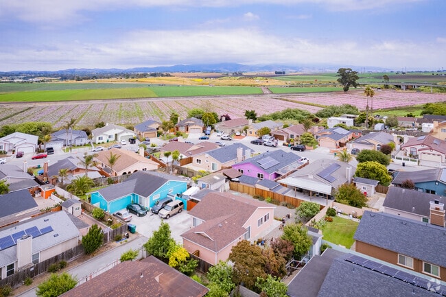 Beautiful Castroville surrounded by farm land, California.
