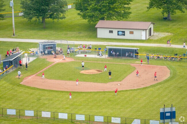 Delaware Little League is the hot ticket in Royerton during the summer.